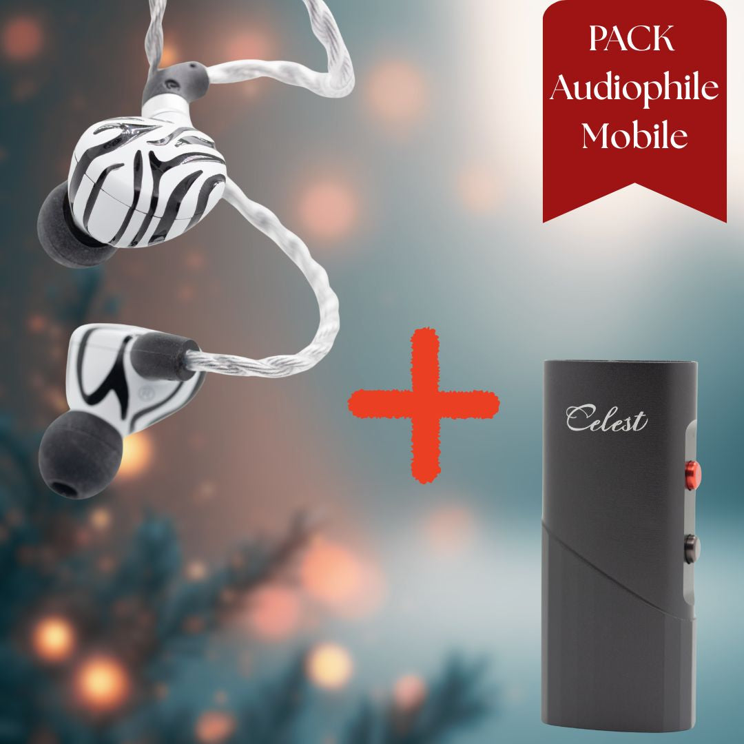 Pack Audiophile Mobile: TRN White Tiger + DAC Celest CD-10
