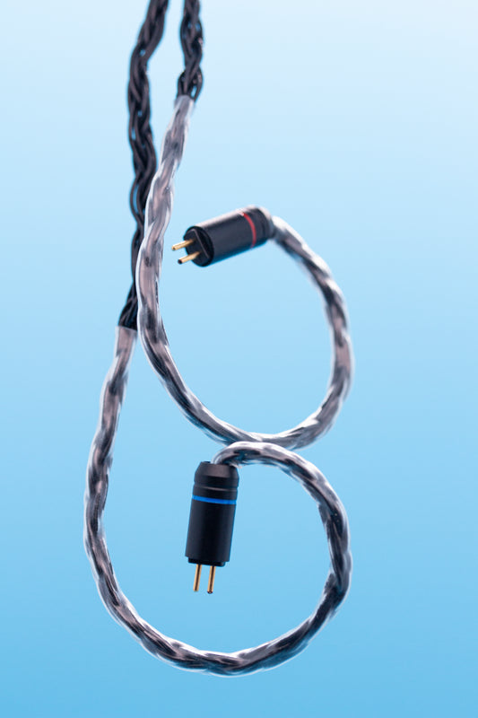 TRN T2 : Câble 2 PIN 0.78mm 2.5mm / 2 PIN-S (QDC) 3.5mm